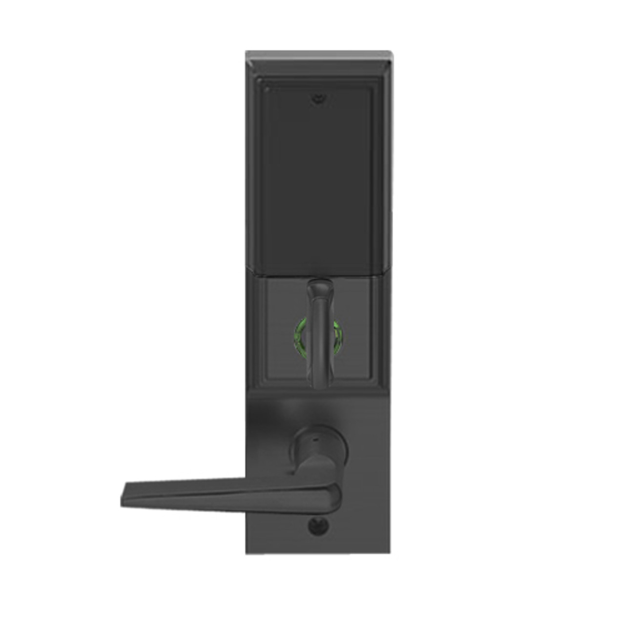 LEMD-ADD-J-05-622 Schlage Privacy/Apartment Wireless Addison Mortise Deadbolt Lock with LED and 05 Lever Prepped for FSIC in Matte Black