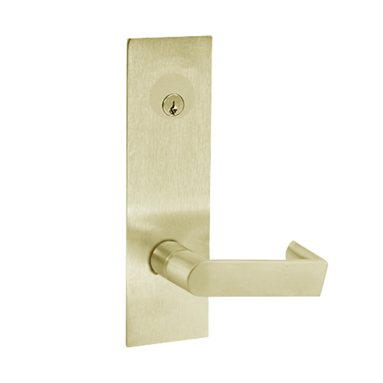 Z7850LRDEE SDC Z7800 Selectric Pro Series Locked Outside Sides Failsafe Electric Mortise Lock with Eclipse Lever in Satin Brass