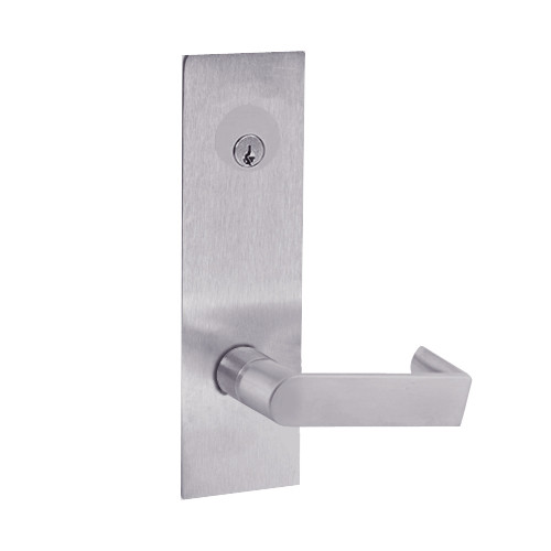 Z7852RUEE SDC Z7800 Selectric Pro Series Locked Outside Only Failsecure Electric Mortise Lock with Eclipse Lever in Satin Stainless Steel