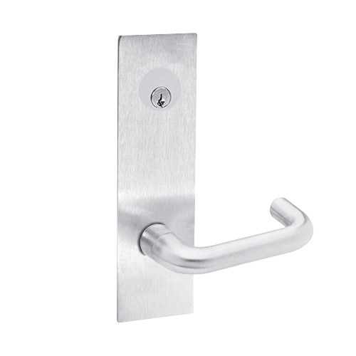Z7850LRPNE SDC Z7800 Selectric Pro Series Locked Outside Sides Failsafe Electric Mortise Lock with Nova Lever in Bright Chrome