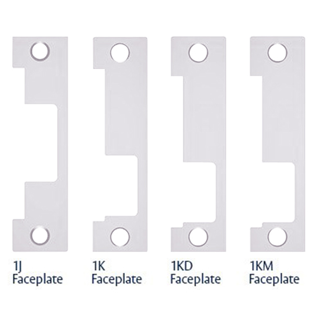 1LB-629 Hes 1500 and 1600 Series Faceplate Kit in Bright Stainless Steel