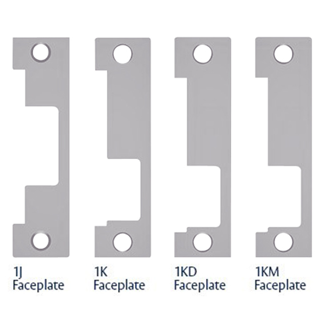 1LB-630 Hes 1500 and 1600 Series Faceplate Kit in Satin Stainless Steel