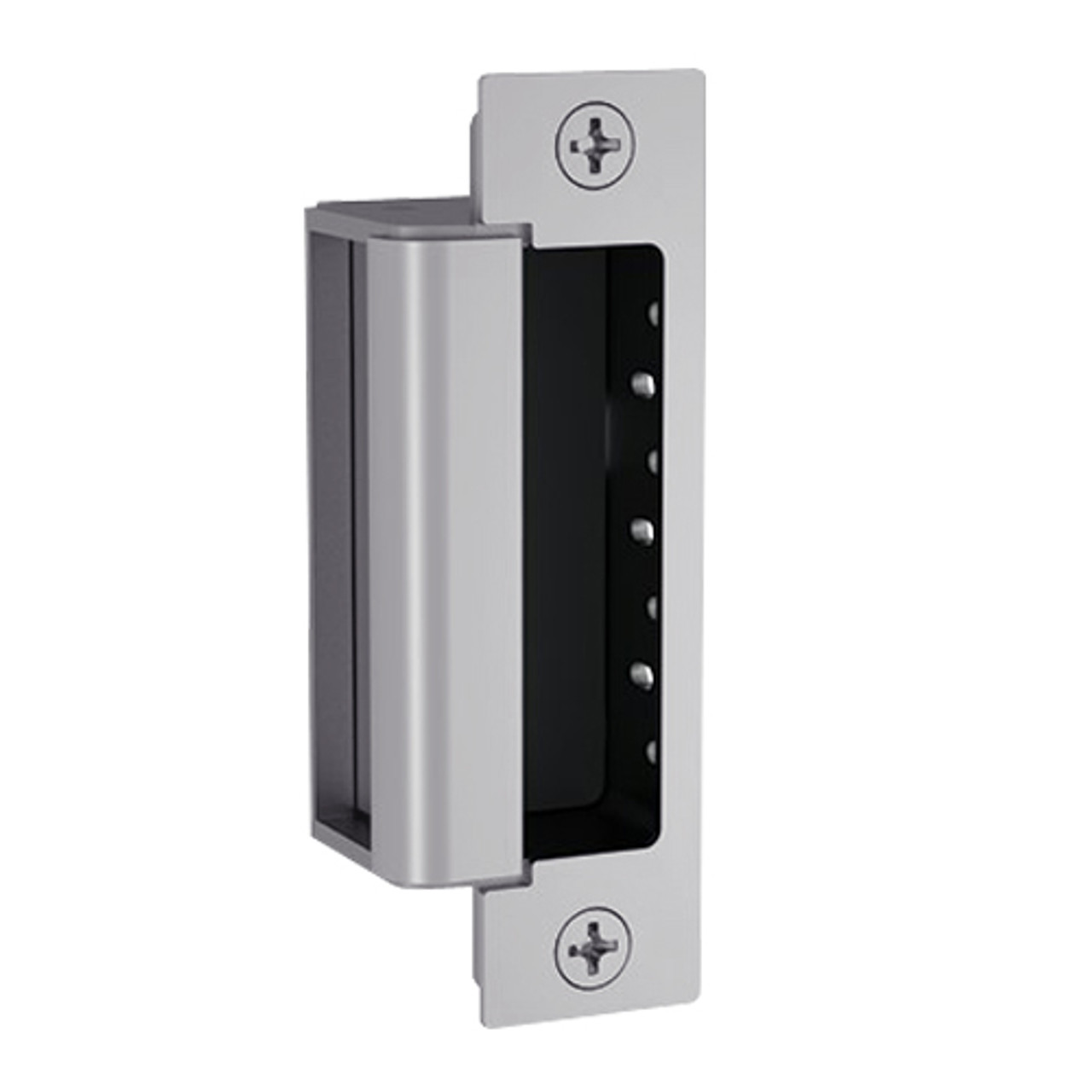 1600-CLB-LM-630 Hes 1600 Series Dynamic Low Profile Electric Strike for Latchbolt Lock with Lock Monitor in Satin Stainless Steel