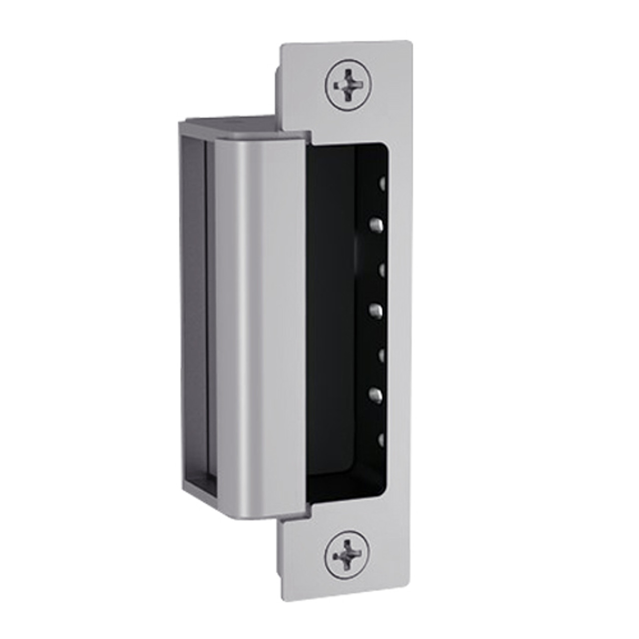 1600-CLB-DLM-630 Hes 1600 Series Dynamic Low Profile Electric Strike for Latchbolt Lock with Dual Lock Monitor in Satin Stainless Steel