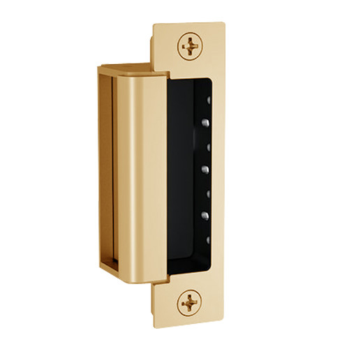 1600-CDB-LM-612 Hes 1600 Series Dynamic Low Profile Electric Strike for Deadbolt Lock with Lock Monitor in Satin Bronze