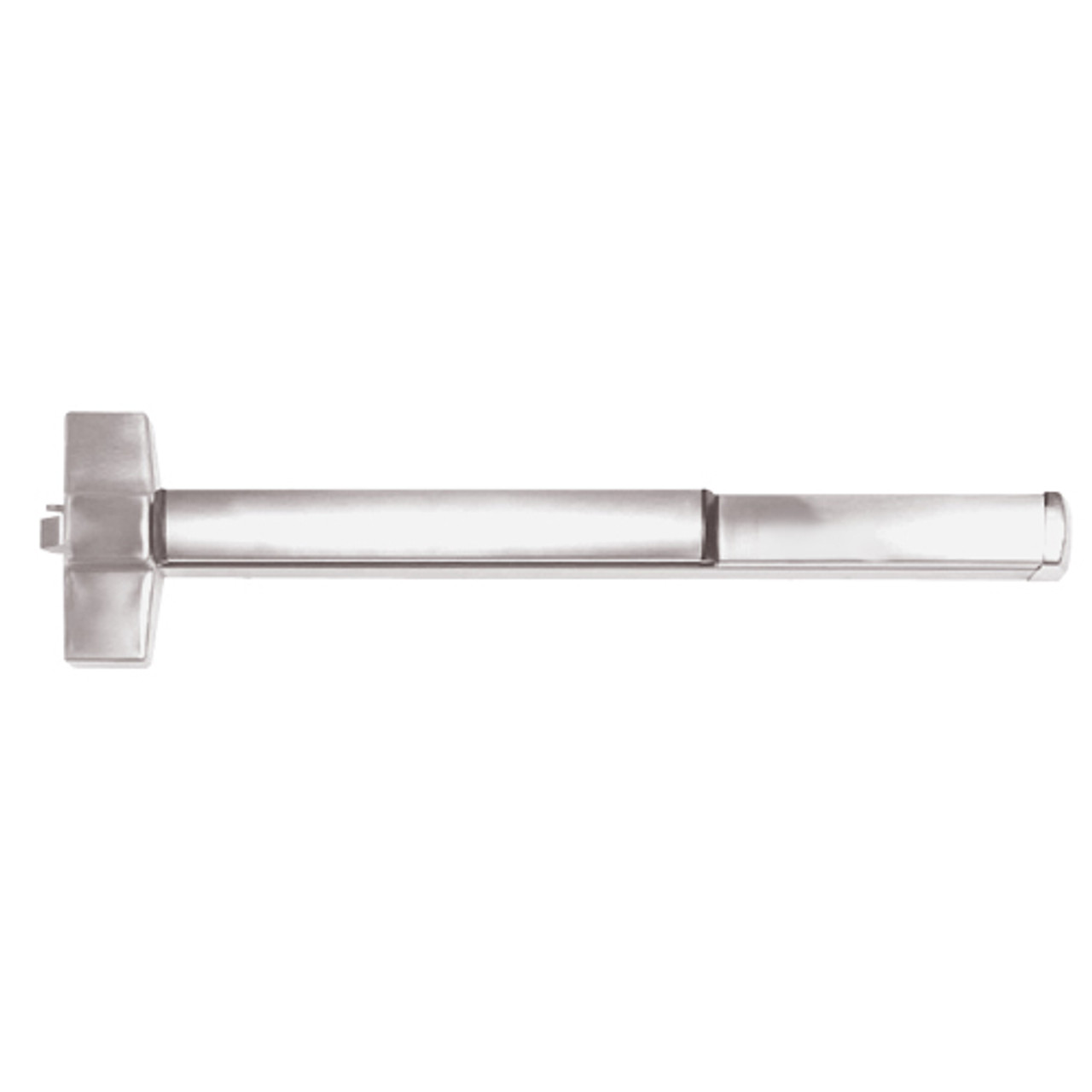 ED5200A-630-W048-MELR Corbin ED5200 Series Fire Rated Rim Exit Device with Motor Latch Retraction in Satin Stainless Steel Finish