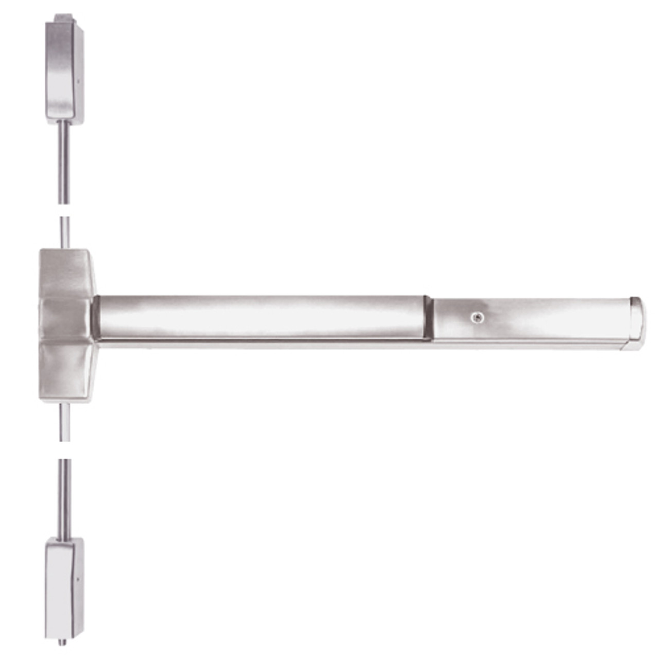 ED5400-630 Corbin ED5400 Series Non Fire Rated Vertical Rod Exit Device in Satin Stainless Steel Finish