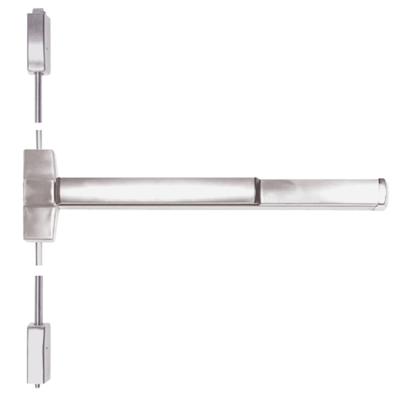 ED5400A-630 Corbin ED5400 Series Fire Rated Vertical Rod Exit Device in Satin Stainless Steel Finish