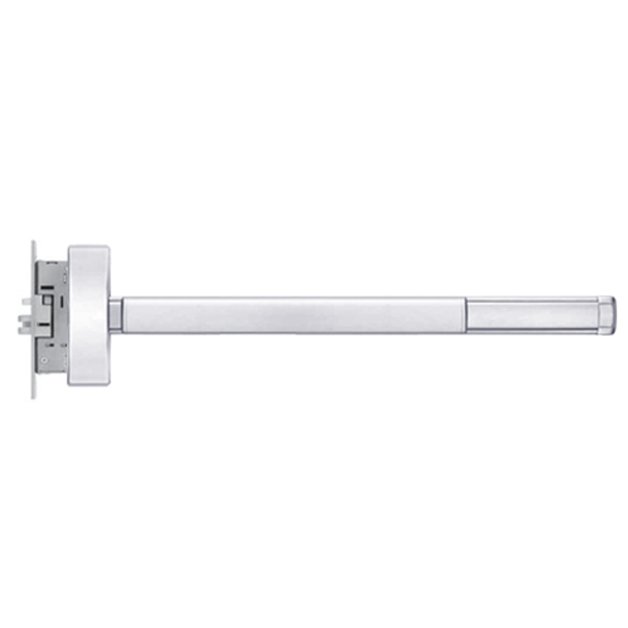 2315CD-RHR-625-36 PHI 2300 Series Non Fire Rated Apex Mortise Exit Device Prepped for Thumb Piece Always Active in Bright Chrome Finish