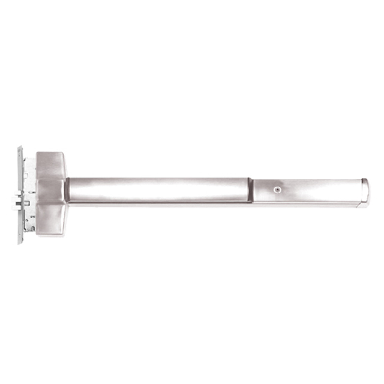 ED5600L-629-W048-LHR-SEC Corbin ED5600 Series Non Fire Rated Mortise Exit Device in Bright Stainless Steel Finish