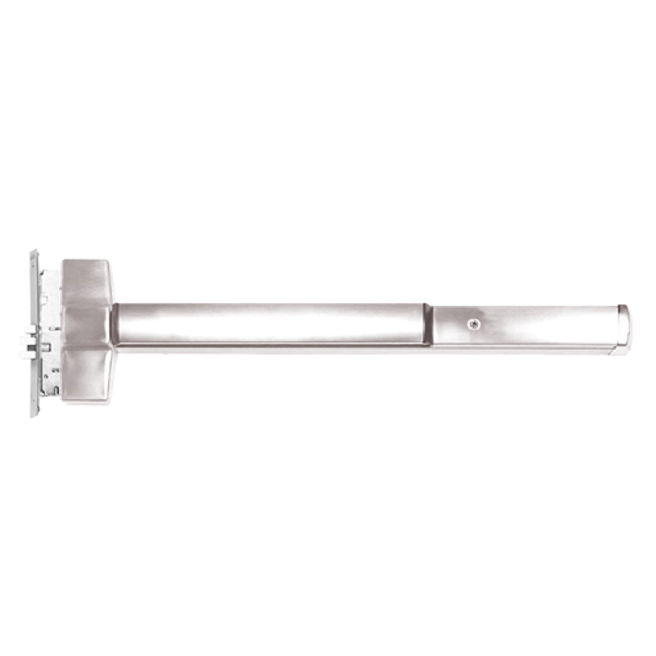 ED5600L-629-W048-RHR-SEC Corbin ED5600 Series Non Fire Rated Mortise Exit Device in Bright Stainless Steel Finish