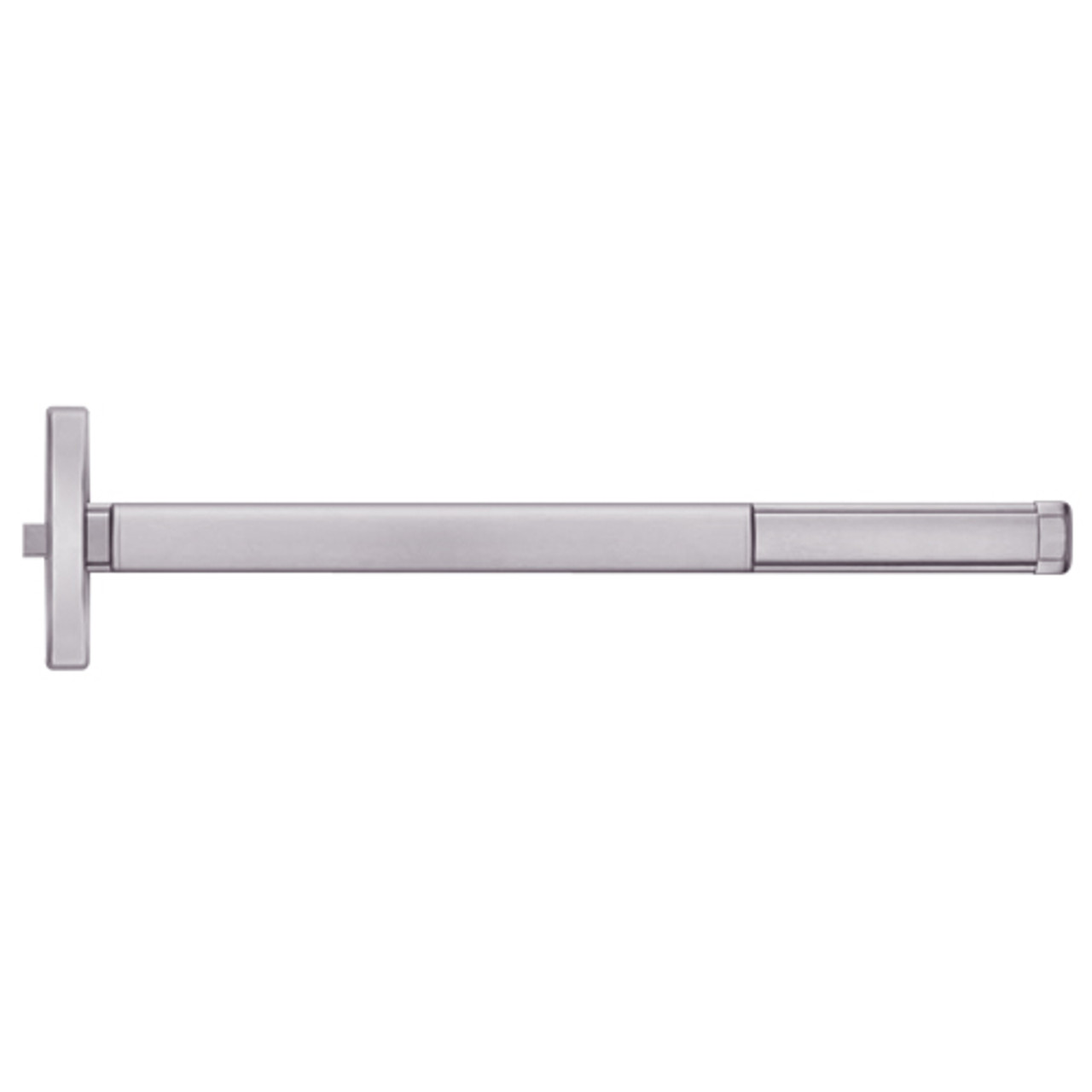 FL2403-630-48 PHI 2400 Series Fire Rated Apex Rim Exit Device Prepped for Key Retracts Latchbolt in Satin Stainless Steel Finish