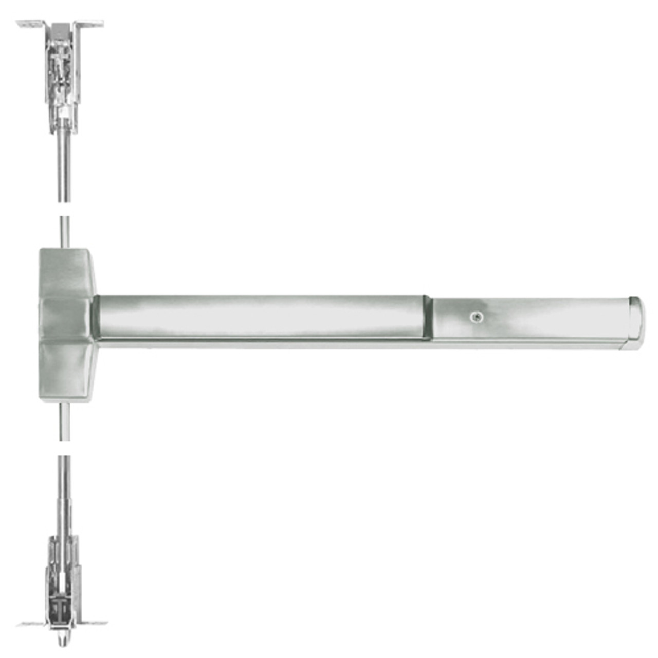 ED5800-619-W048 Corbin ED5800 Series Non Fire Rated Concealed Vertical Rod Device in Satin Nickel Finish