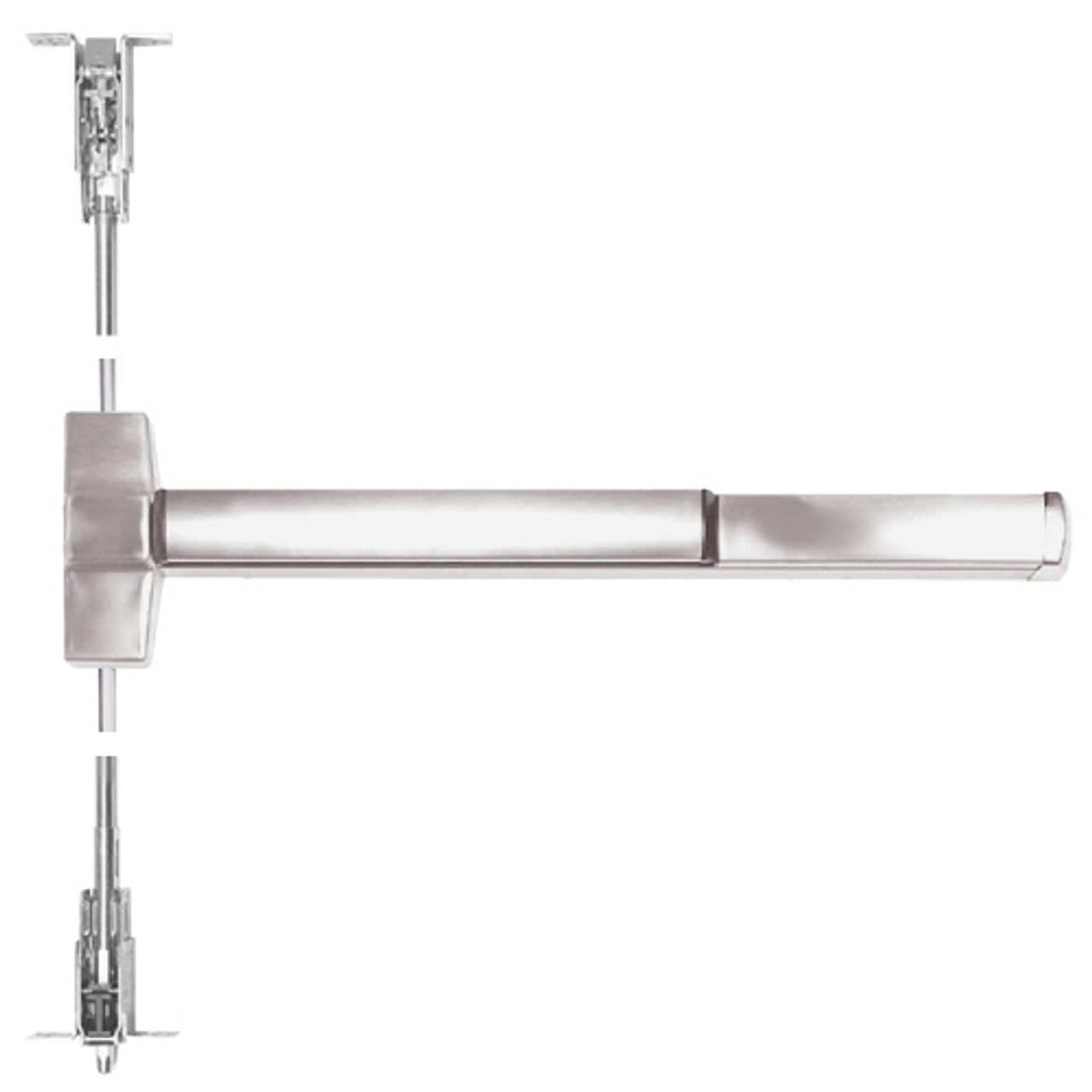 ED5800A-630 Corbin ED5800 Series Fire Rated Concealed Vertical Rod Device in Satin Stainless Steel Finish