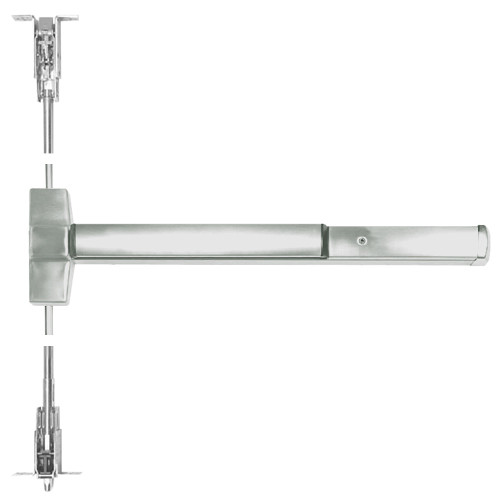 ED5860-619-W048-M61 Corbin ED5800 Series Non Fire Rated Concealed Vertical Rod Device with Exit Alarm Device in Satin Nickel Finish