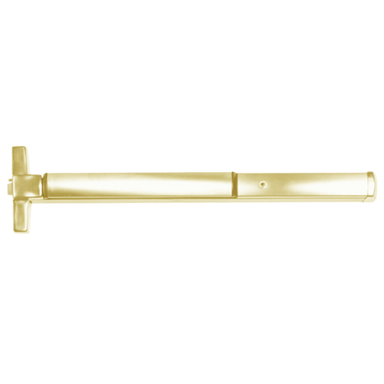 ED4200-606-W048-M61 Corbin ED4200 Series Non Fire Rated Rim Exit Device with Exit Alarm Device in Satin Brass Finish