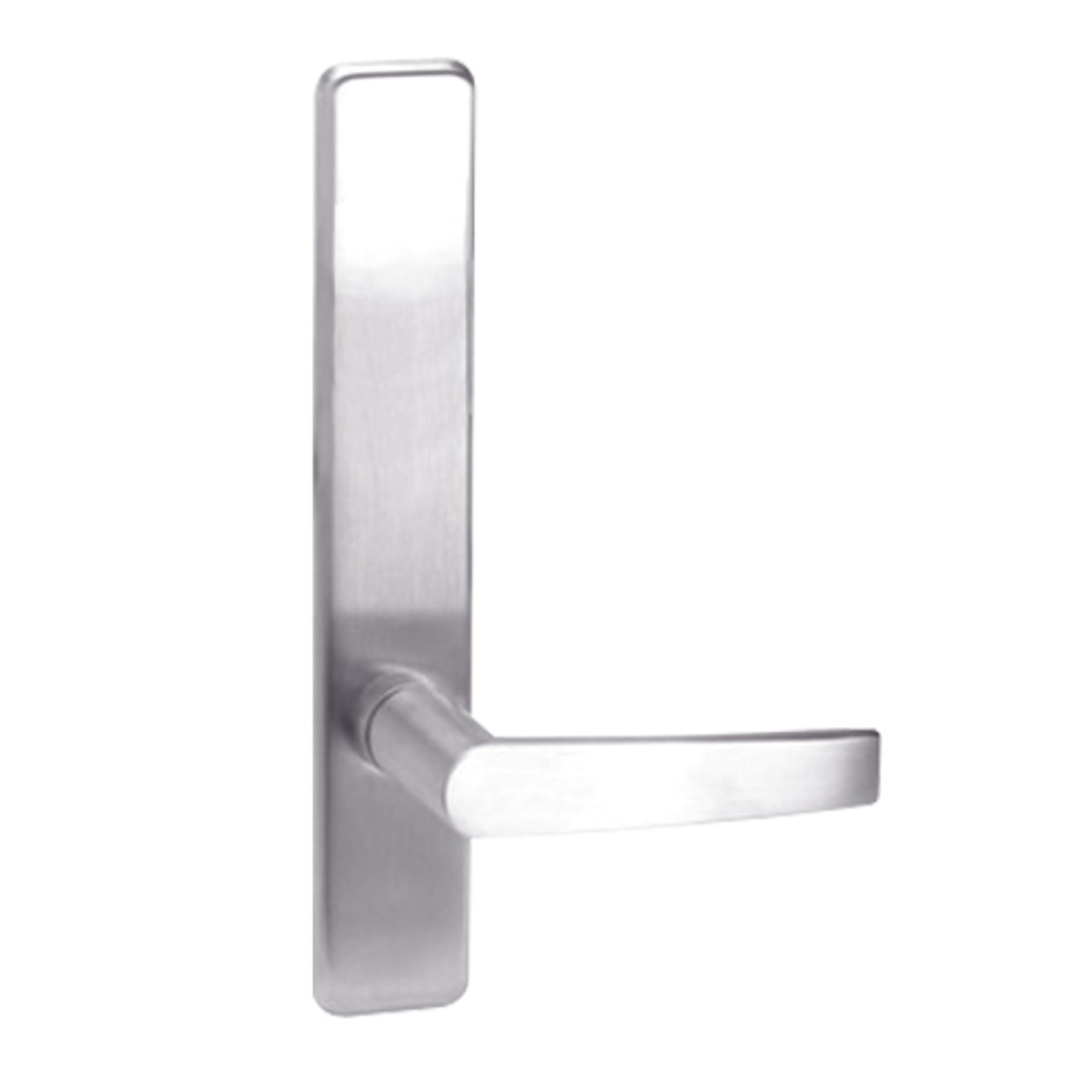A810-629-LHR Corbin ED4000 Series Exit Device Trim with Passage Armstrong Lever in Bright Stainless Steel Finish