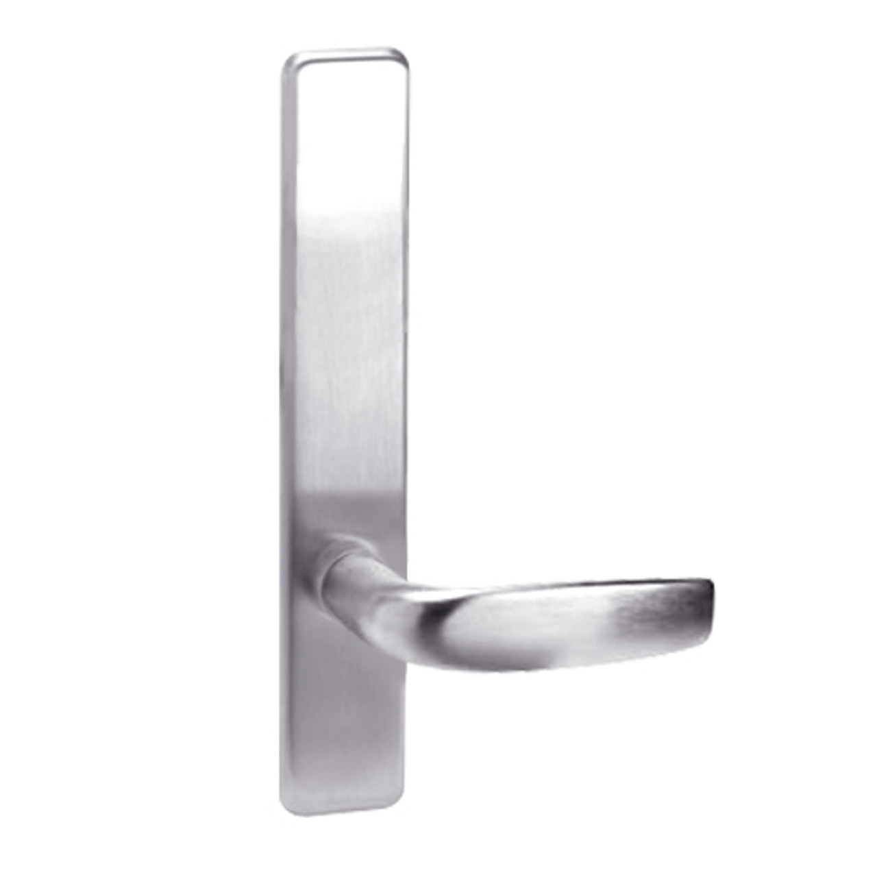 C810-629-LHR Corbin ED4000 Series Exit Device Trim with Passage Citation Lever in Bright Stainless Steel Finish