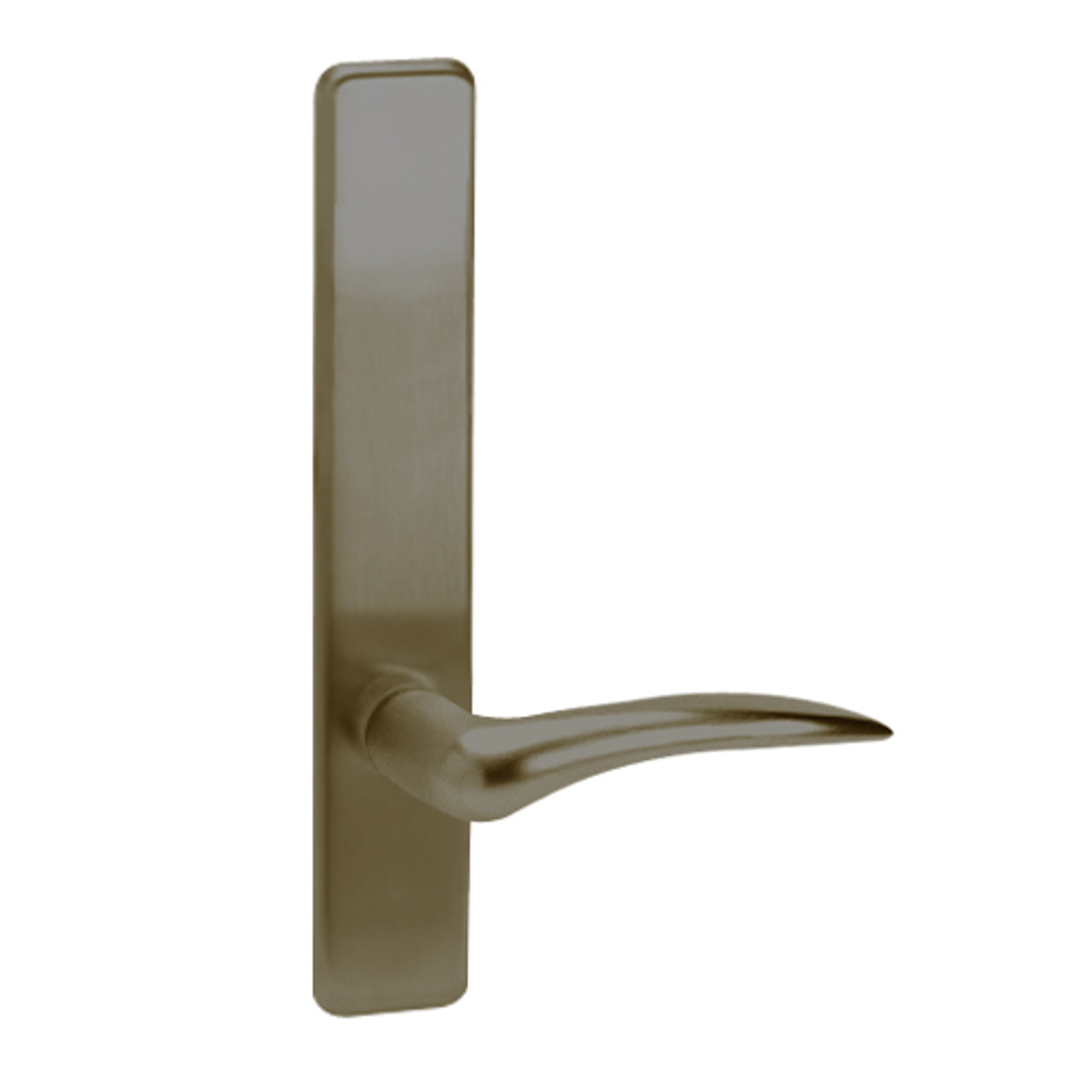 D810-613-LHR Corbin ED4000 Series Exit Device Trim with Passage Dirke Lever in Oil Rubbed Bronze Finish