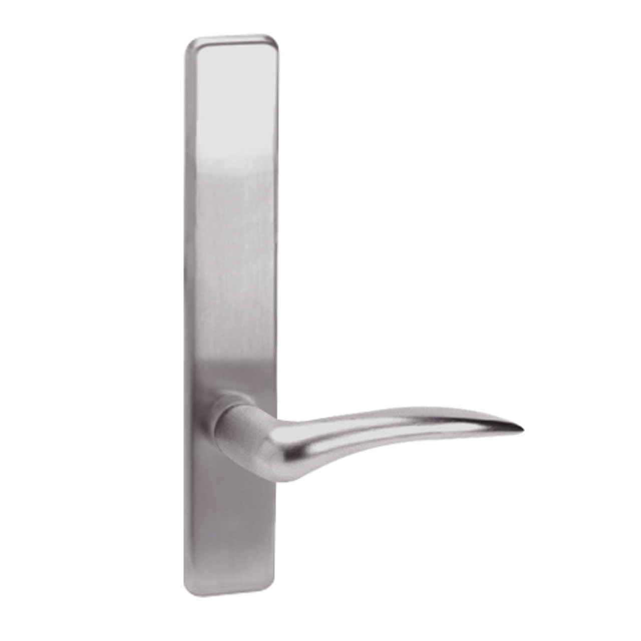 D810-630-RHR Corbin ED4000 Series Exit Device Trim with Passage Dirke Lever in Satin Stainless Steel Finish