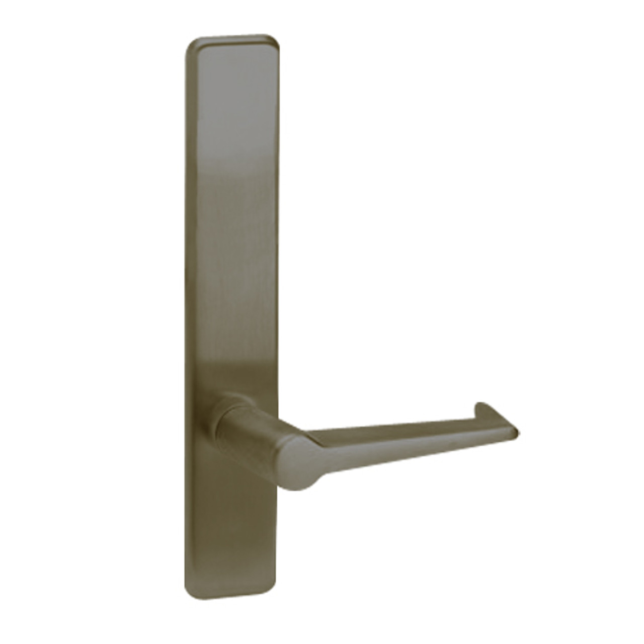 E855-613-RHR Corbin ED4000 Series Exit Device Trim with Classroom Essex Lever in Oil Rubbed Bronze Finish