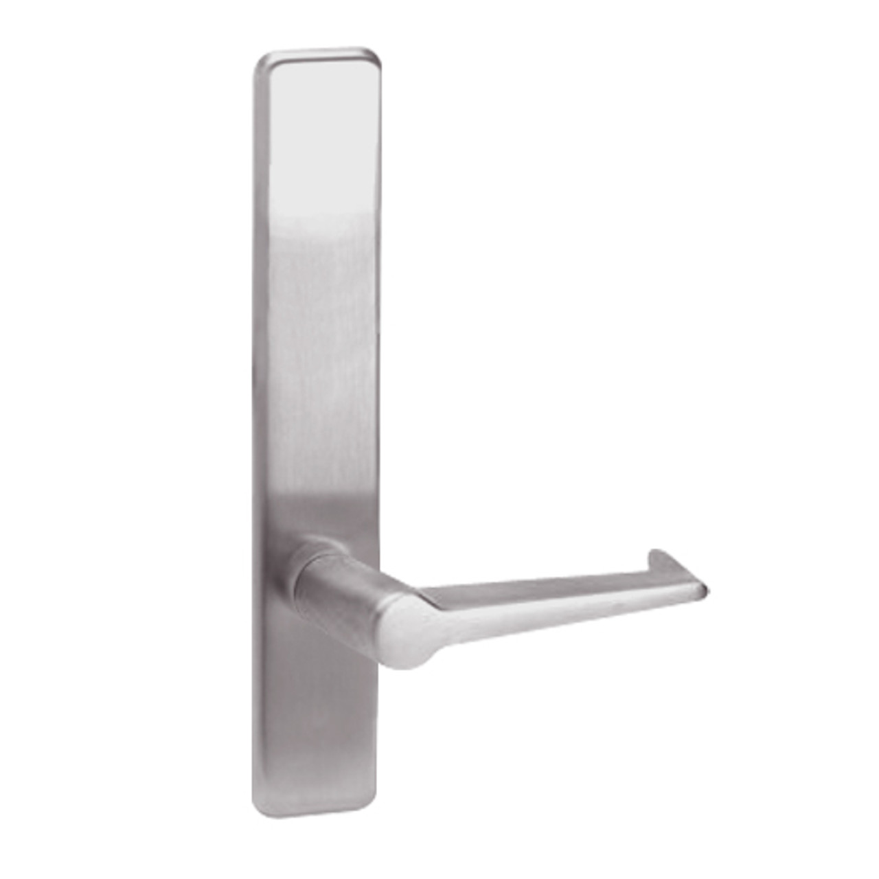 E859-630-RHR Corbin ED4000 Series Exit Device Trim with Storeroom Essex Lever in Satin Stainless Steel Finish