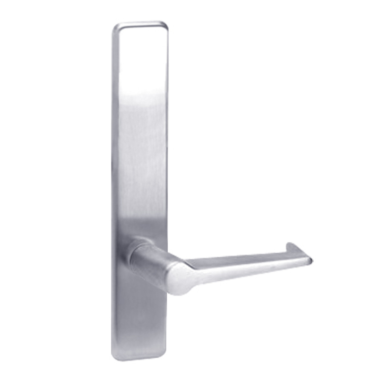 E859-625-RHR Corbin ED4000 Series Exit Device Trim with Storeroom Essex Lever in Bright Chrome Finish