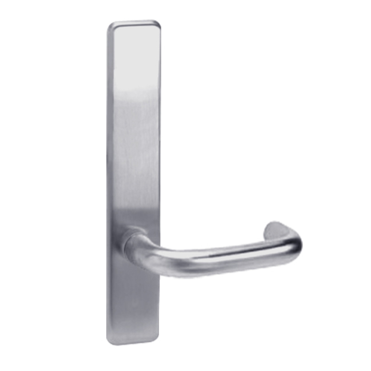 L810-626-LHR Corbin ED4000 Series Exit Device Trim with Passage Lustra Lever in Satin Chrome Finish