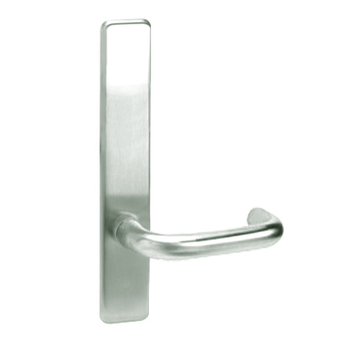 L810-618-RHR Corbin ED4000 Series Exit Device Trim with Passage Lustra Lever in Bright Nickel Finish