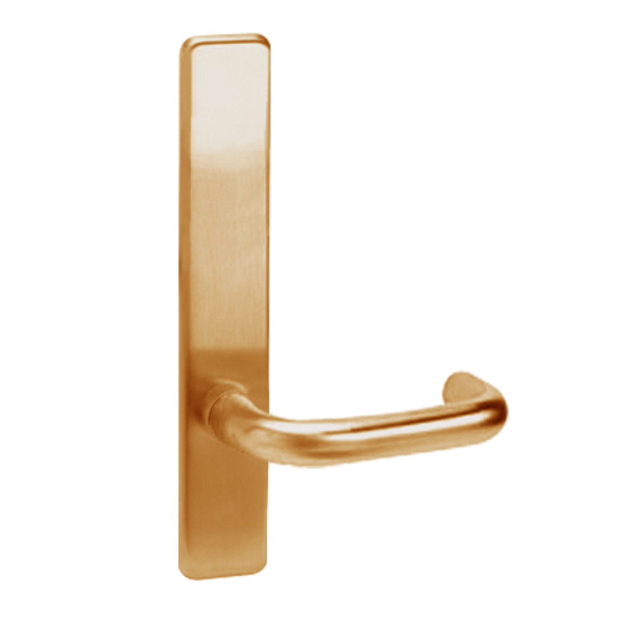 L855-612-LHR Corbin ED4000 Series Exit Device Trim with Classroom Lustra Lever in Satin Bronze Finish