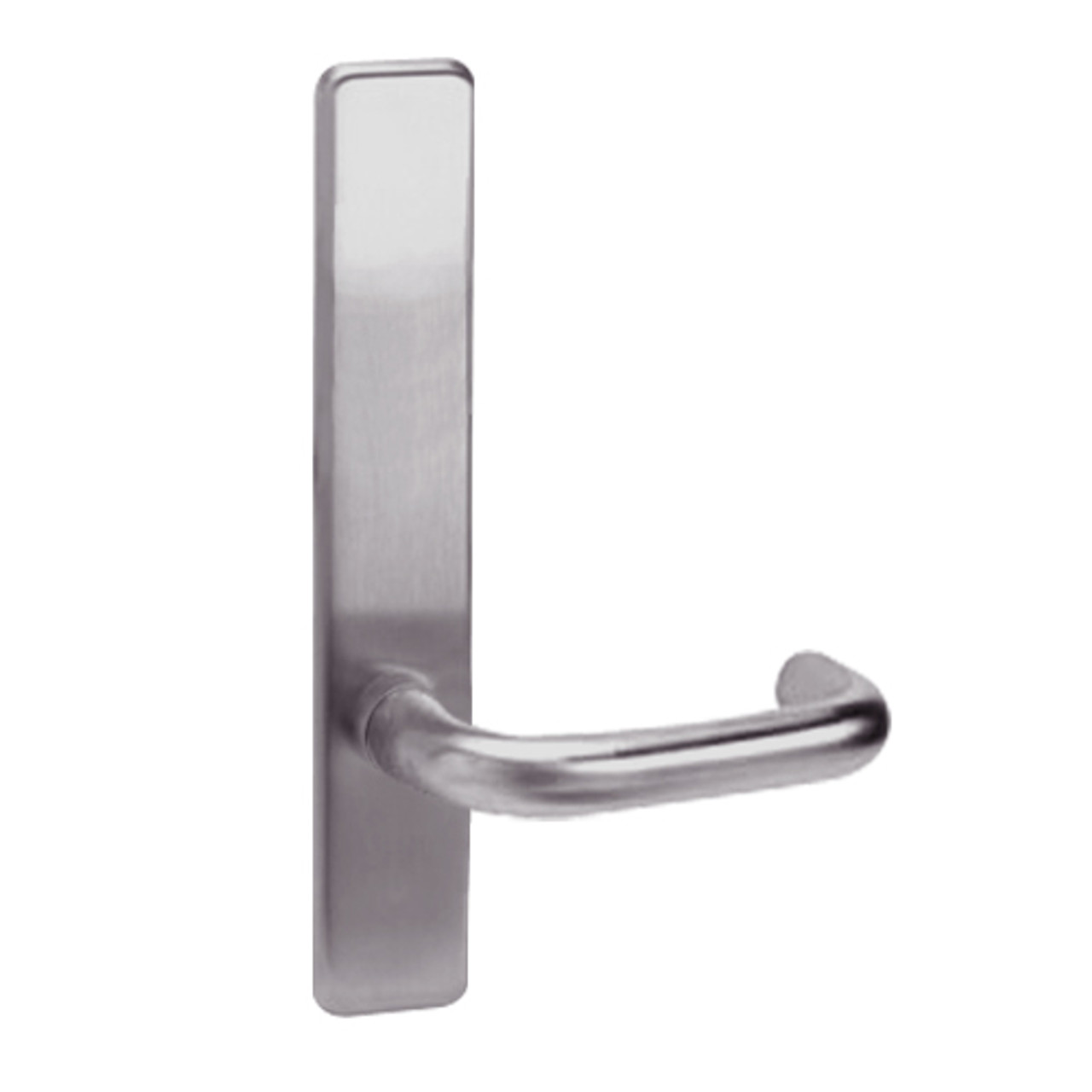L859-630-LHR Corbin ED4000 Series Exit Device Trim with Storeroom Lustra Lever in Satin Stainless Steel Finish
