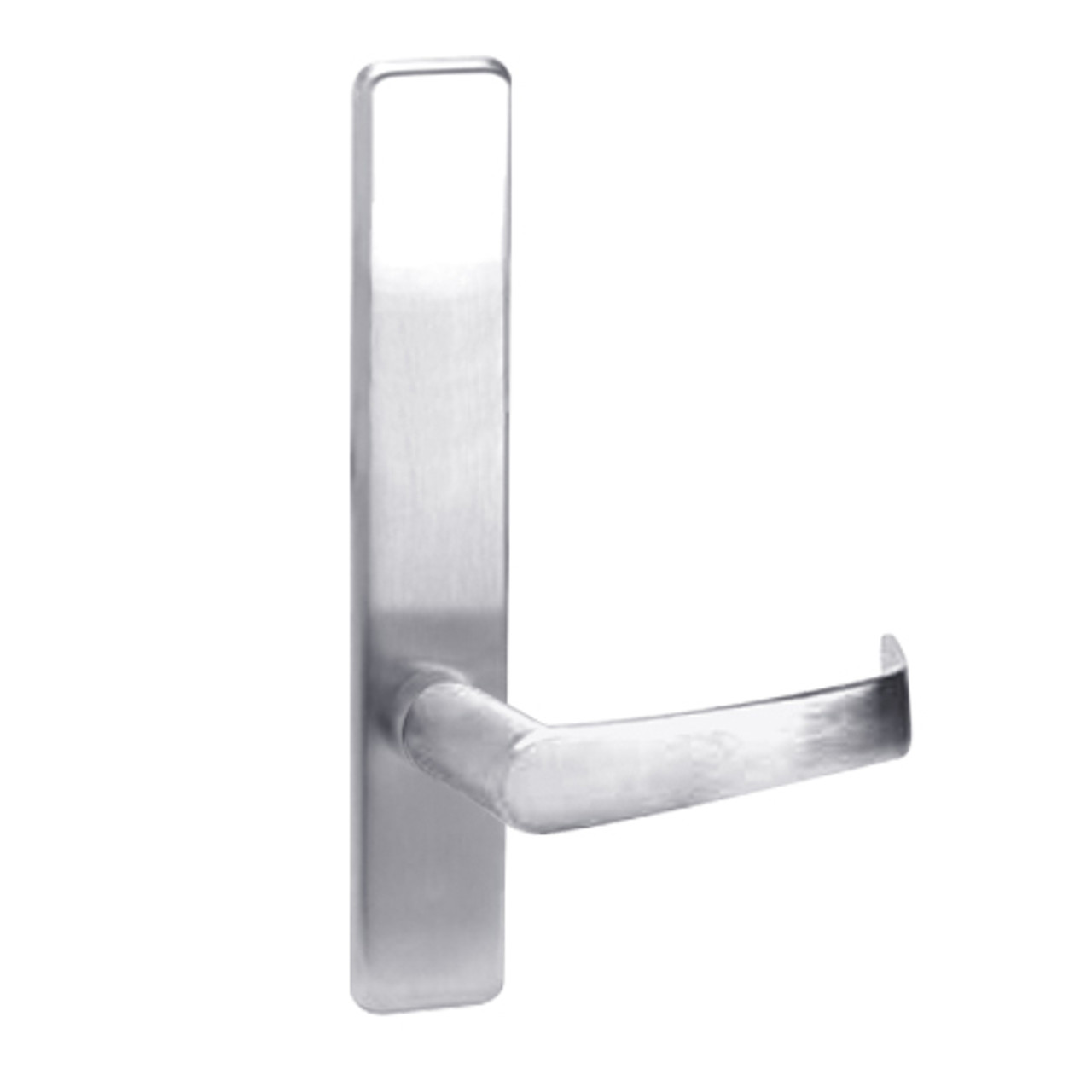 N850-625-LHR Corbin ED4000 Series Exit Device Trim with Dummy Newport Lever in Bright Chrome Finish