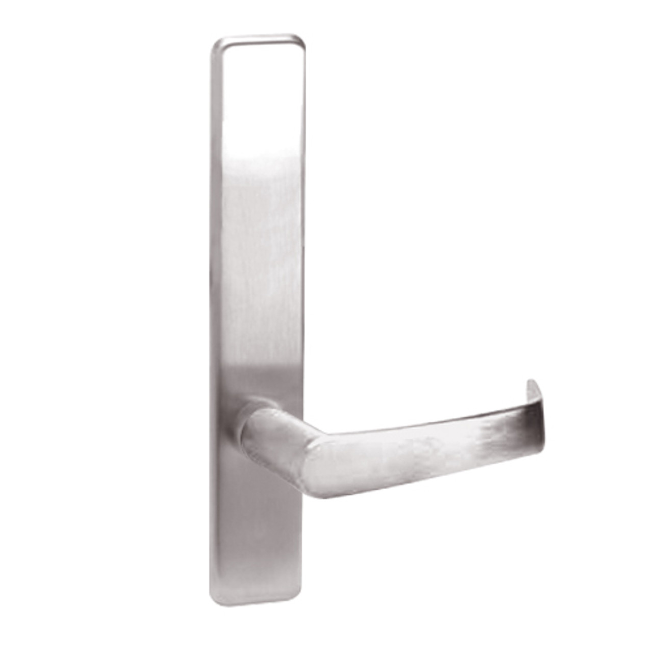 N850-629-LHR Corbin ED4000 Series Exit Device Trim with Dummy Newport Lever in Bright Stainless Steel Finish