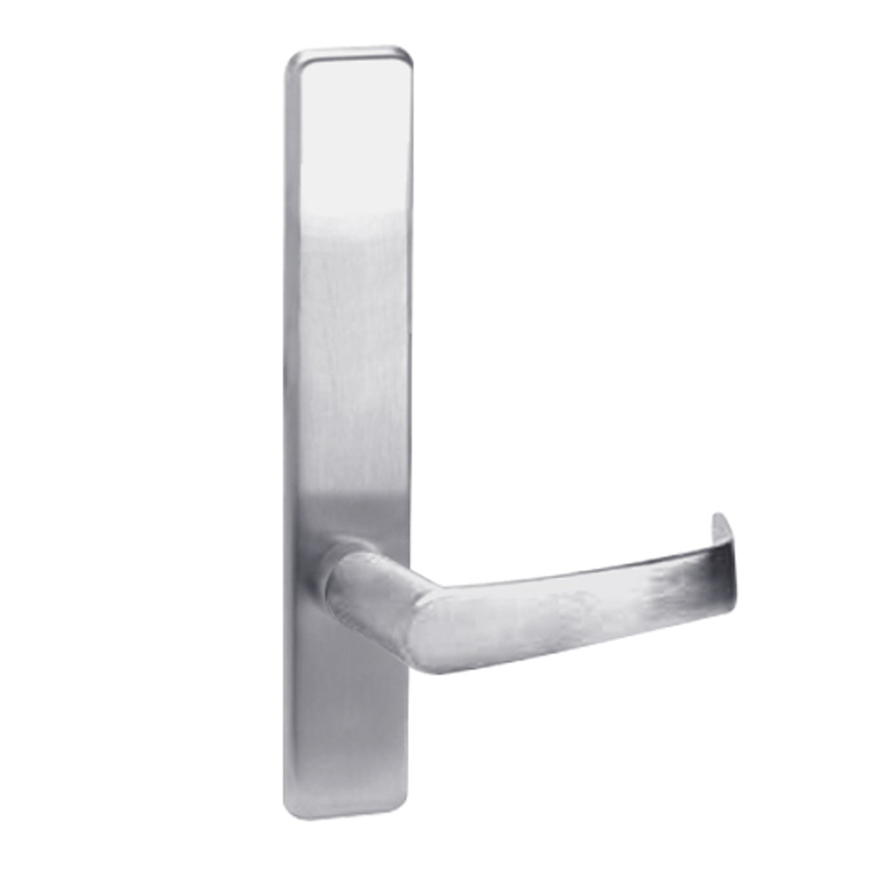 N855-626-RHR Corbin ED4000 Series Exit Device Trim with Classroom Newport Lever in Satin Chrome Finish