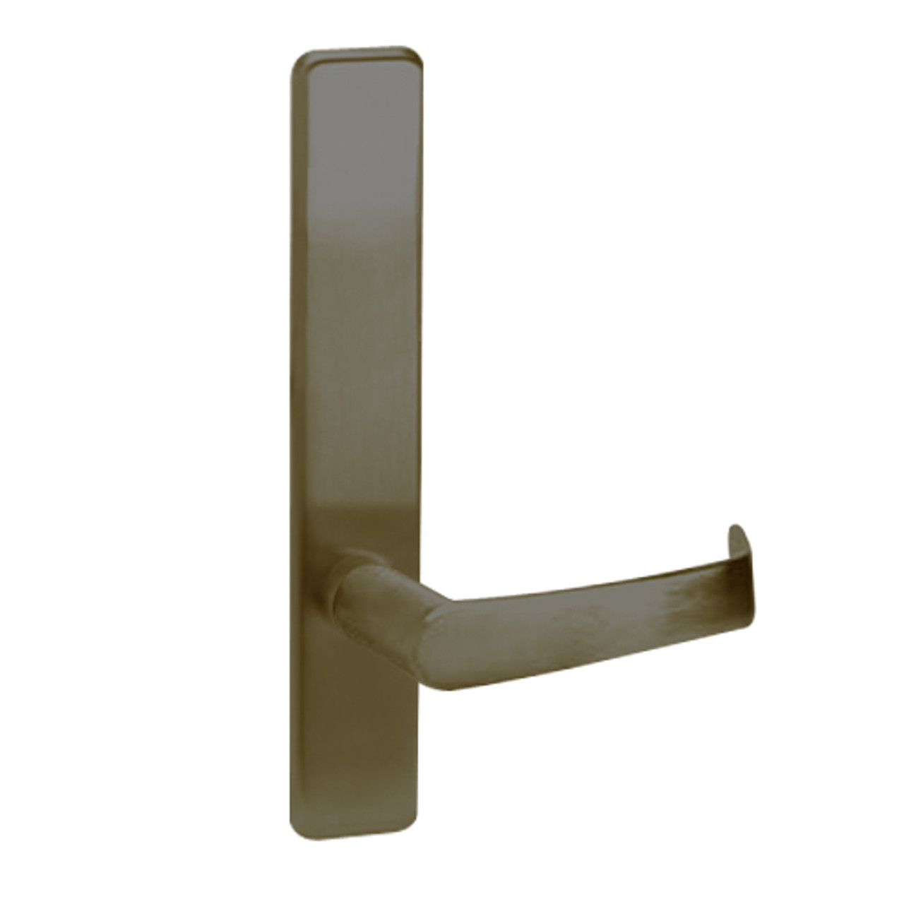 N859-613-RHR Corbin ED4000 Series Exit Device Trim with Storeroom Newport Lever in Oil Rubbed Bronze Finish