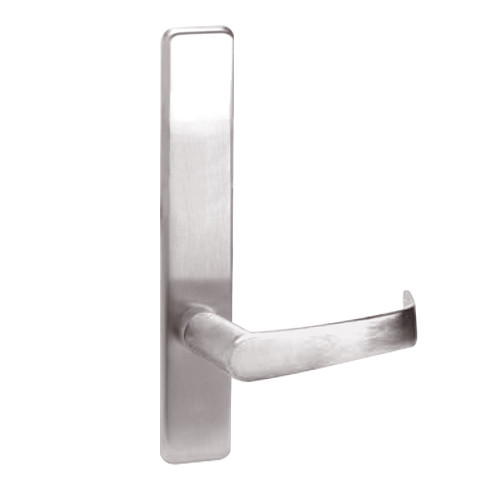 N859-629-RHR Corbin ED4000 Series Exit Device Trim with Storeroom Newport Lever in Bright Stainless Steel Finish