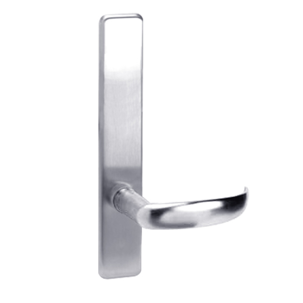 PR810-625-LHR Corbin ED4000 Series Exit Device Trim with Passage Princeton Lever in Bright Chrome Finish