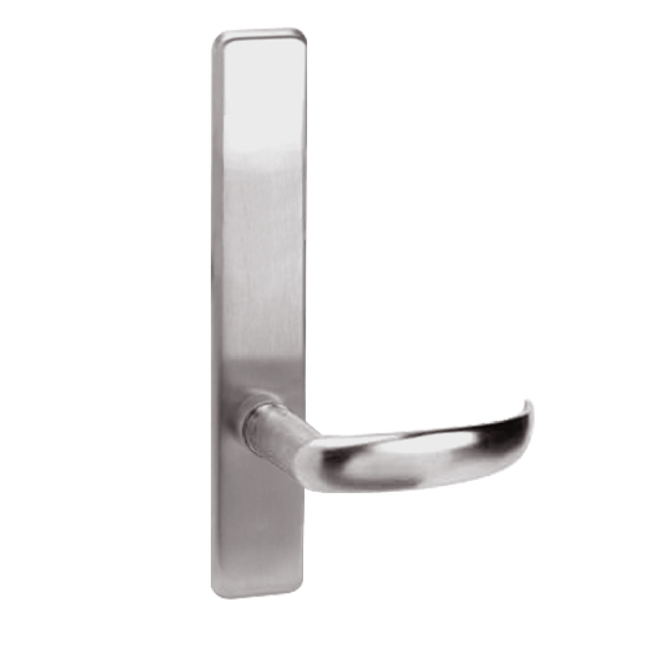 PR810-630-RHR Corbin ED4000 Series Exit Device Trim with Passage Princeton Lever in Satin Stainless Steel Finish