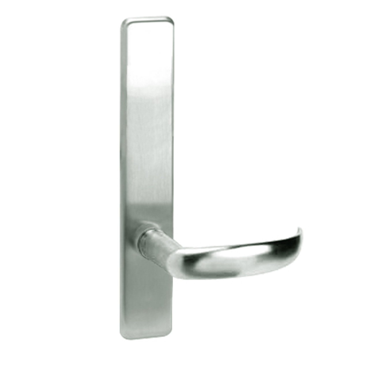 PR810-618-RHR Corbin ED4000 Series Exit Device Trim with Passage Princeton Lever in Bright Nickel Finish