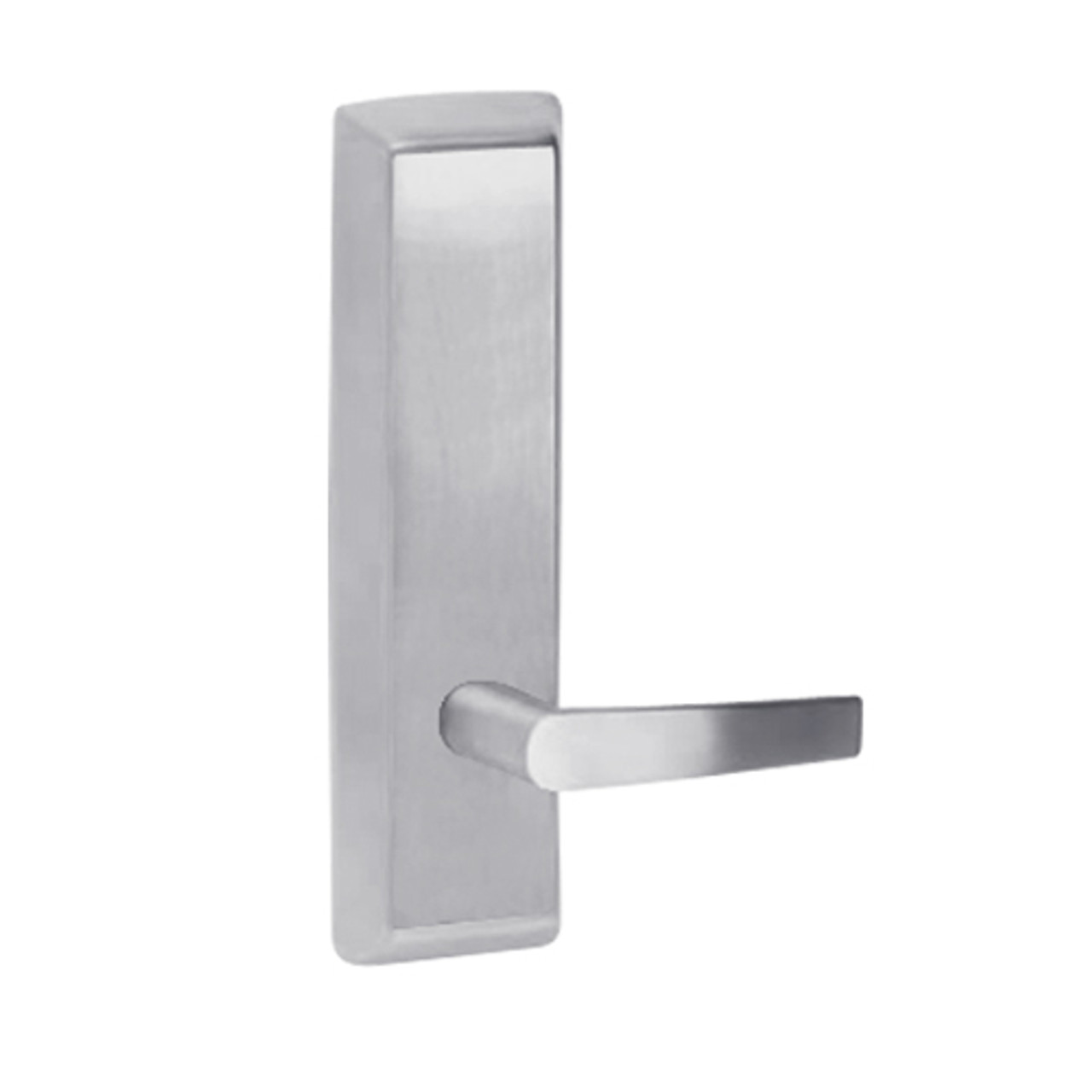 A910-626-RHR Corbin ED5000 Series Exit Device Trim with Passage Armstrong Lever in Satin Chrome Finish