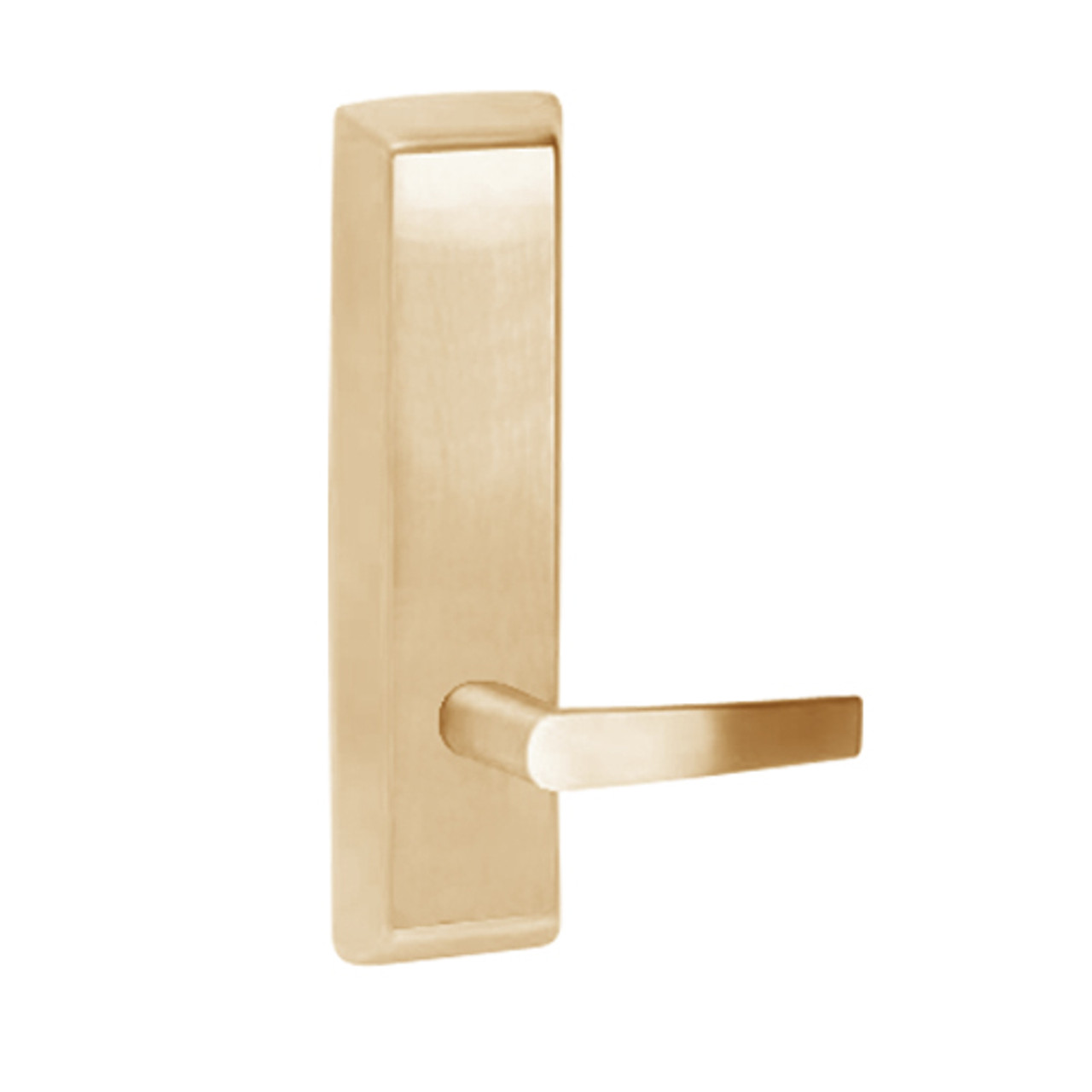 A950-611-RHR Corbin ED5000 Series Exit Device Trim with Dummy Armstrong Lever in Bright Bronze Finish