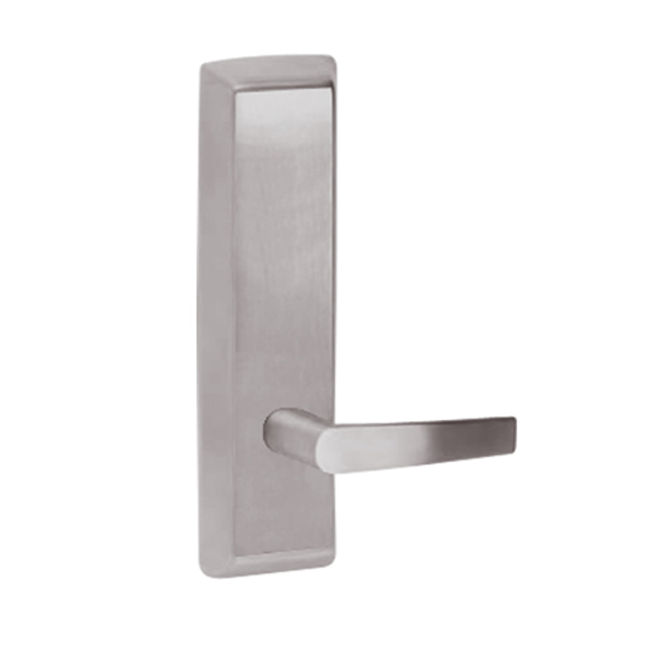 A957-630-RHR Corbin ED5000 Series Exit Device Trim with Nightlatch Armstrong Lever in Satin Stainless Steel Finish