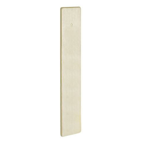 2001-606 PHI Cover Plate Trim for Exit Only Apex Narrow Stile Device in Satin Brass Finish