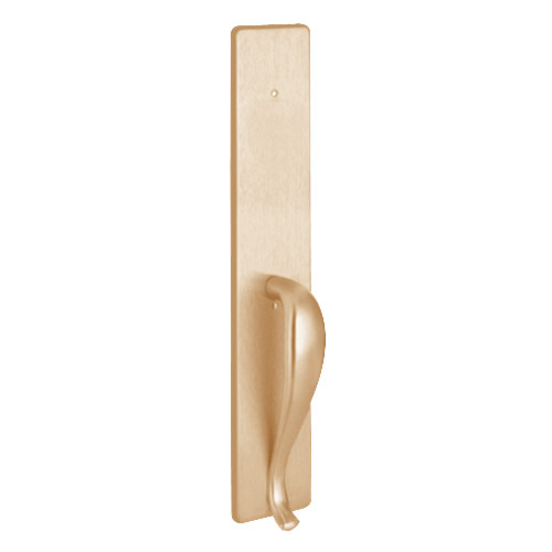 1702B-612 PHI Dummy Trim with B Design Pull for Exit Only Apex and Olympian Series Exit Device in Satin Bronze Finish