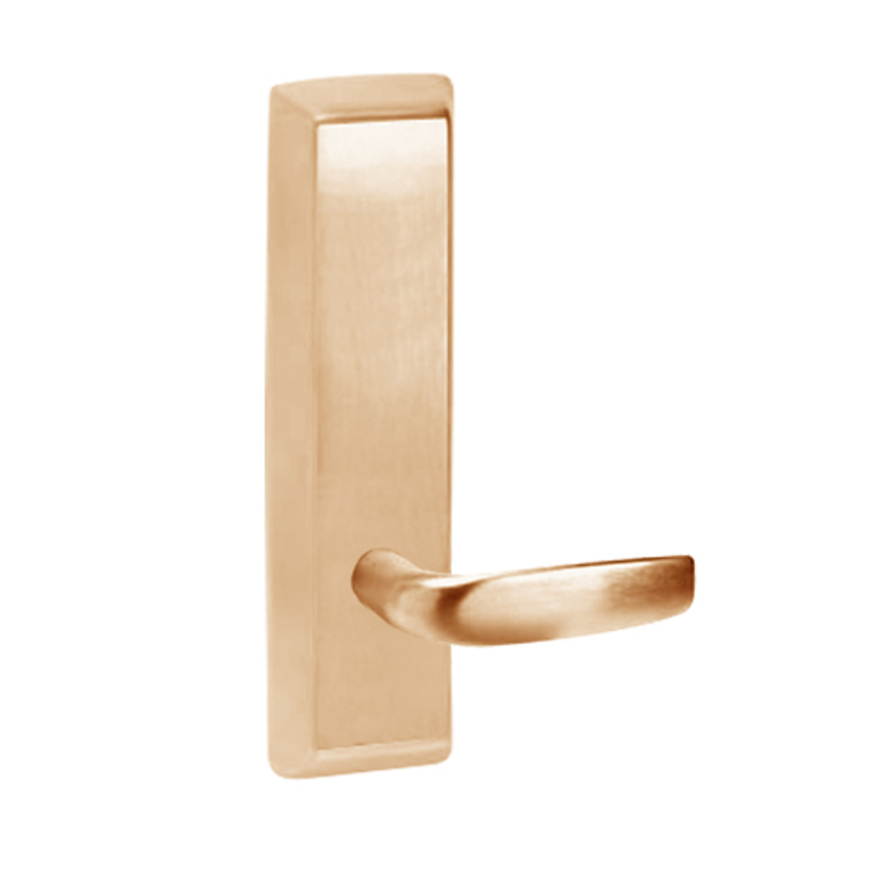 C950-611-RHR Corbin ED5000 Series Exit Device Trim with Dummy Citation Lever in Bright Bronze Finish