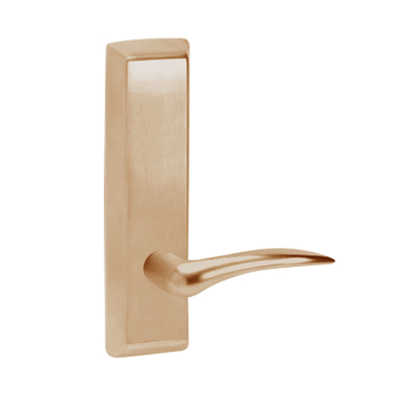 D910-612-RHR Corbin ED5000 Series Exit Device Trim with Passage Dirke Lever in Satin Bronze Finish