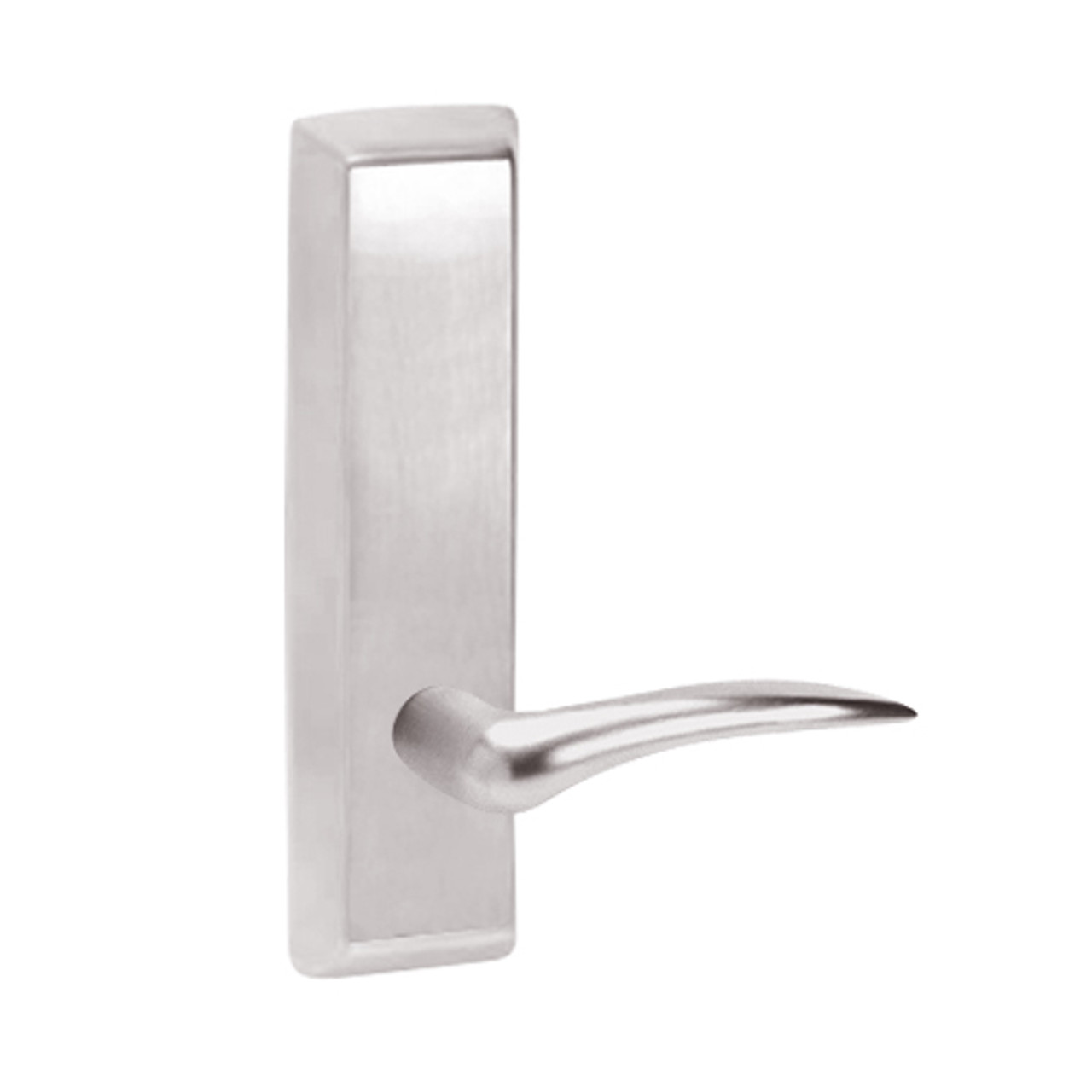 D950-629-LHR Corbin ED5000 Series Exit Device Trim with Dummy Dirke Lever in Bright Stainless Steel Finish
