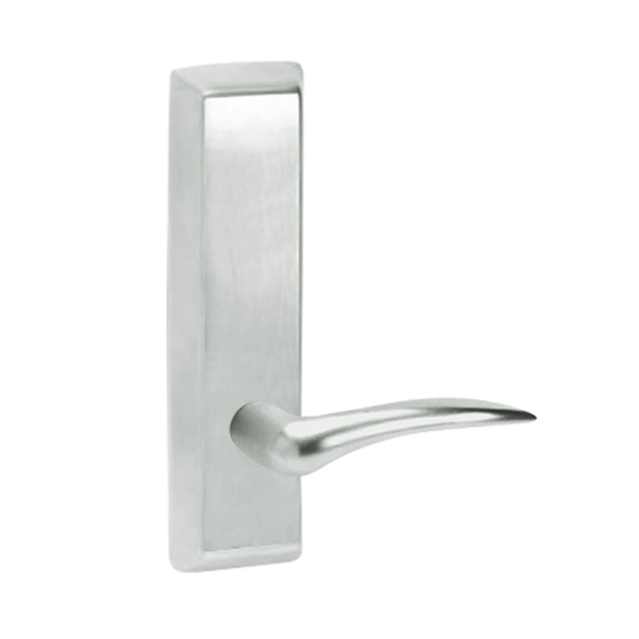 D950-618-RHR Corbin ED5000 Series Exit Device Trim with Dummy Dirke Lever in Bright Nickel Finish