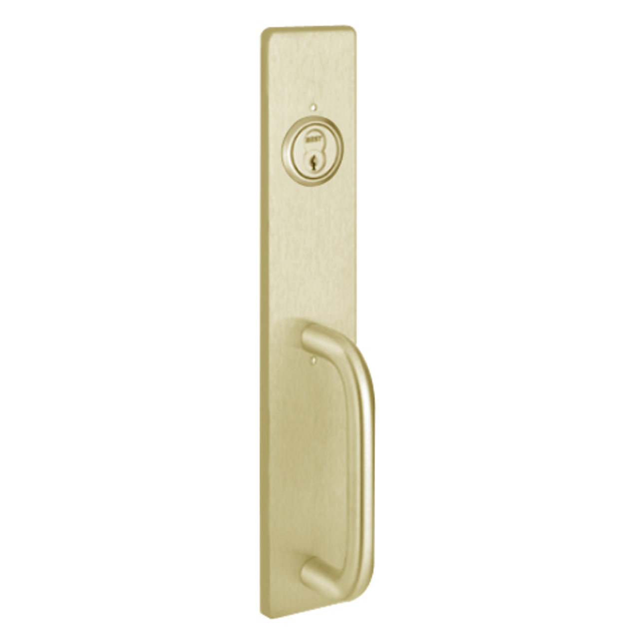 1703C-606 PHI Key Retracts Latchbolt with C Design Pull for Apex and Olympian Series Exit Device in Satin Brass Finish