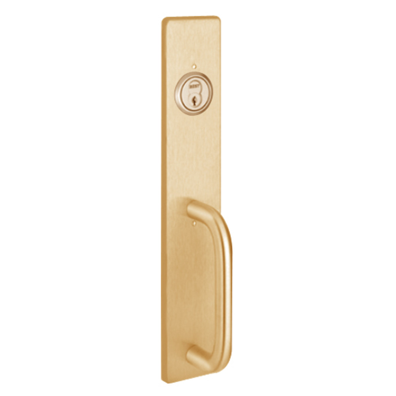 R1703C-612 PHI Key Retracts Latchbolt Retrofit Trim with C Design Pull for Apex and Olympian Series Exit Device in Satin Bronze Finish